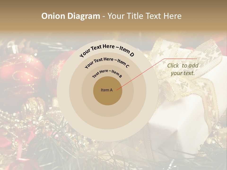 Beads Decorative Spangle PowerPoint Template