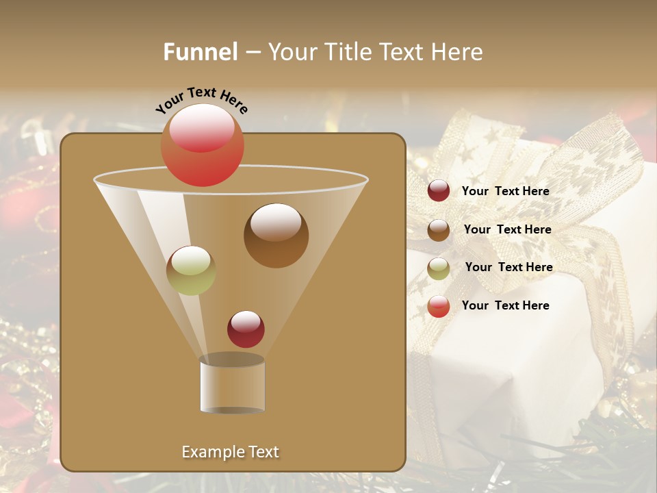 Beads Decorative Spangle PowerPoint Template