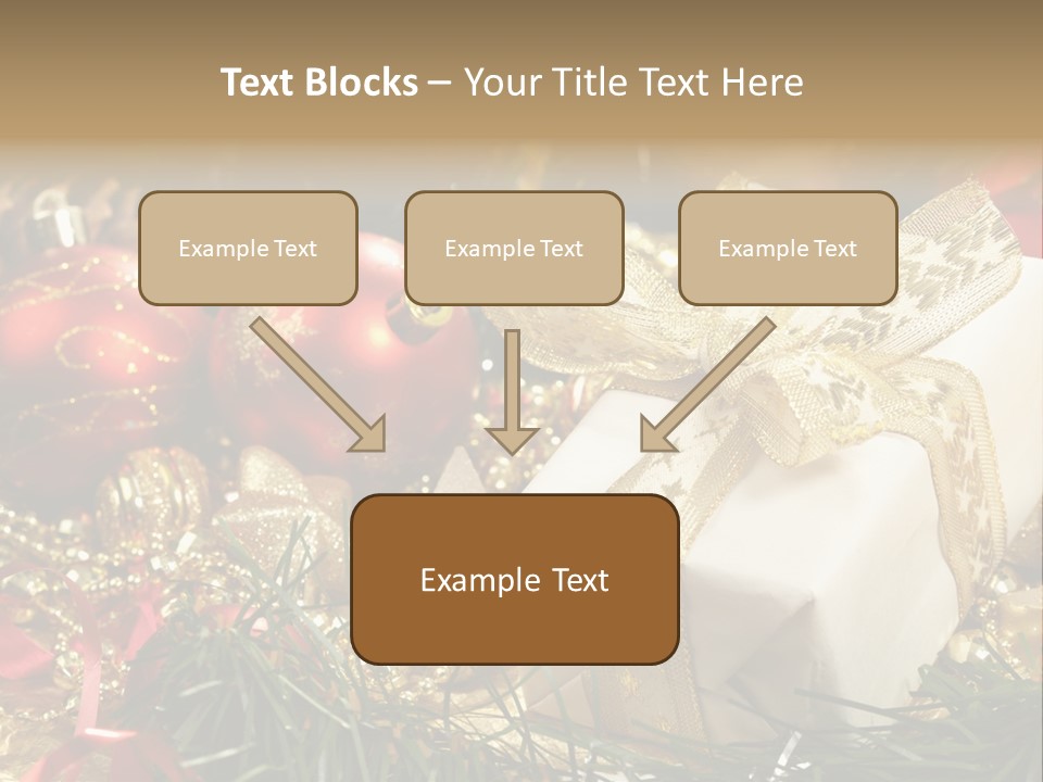 Beads Decorative Spangle PowerPoint Template