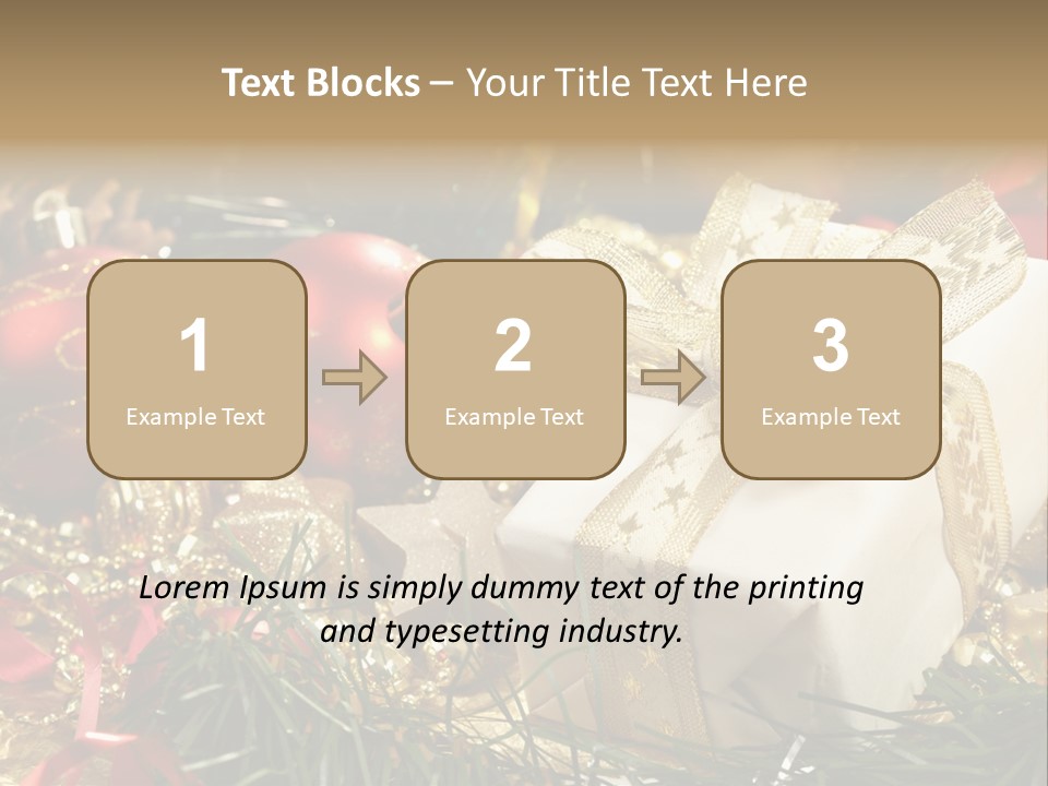 Beads Decorative Spangle PowerPoint Template