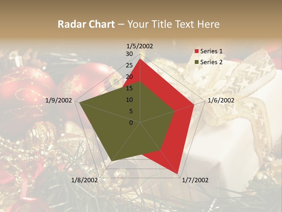 Beads Decorative Spangle PowerPoint Template