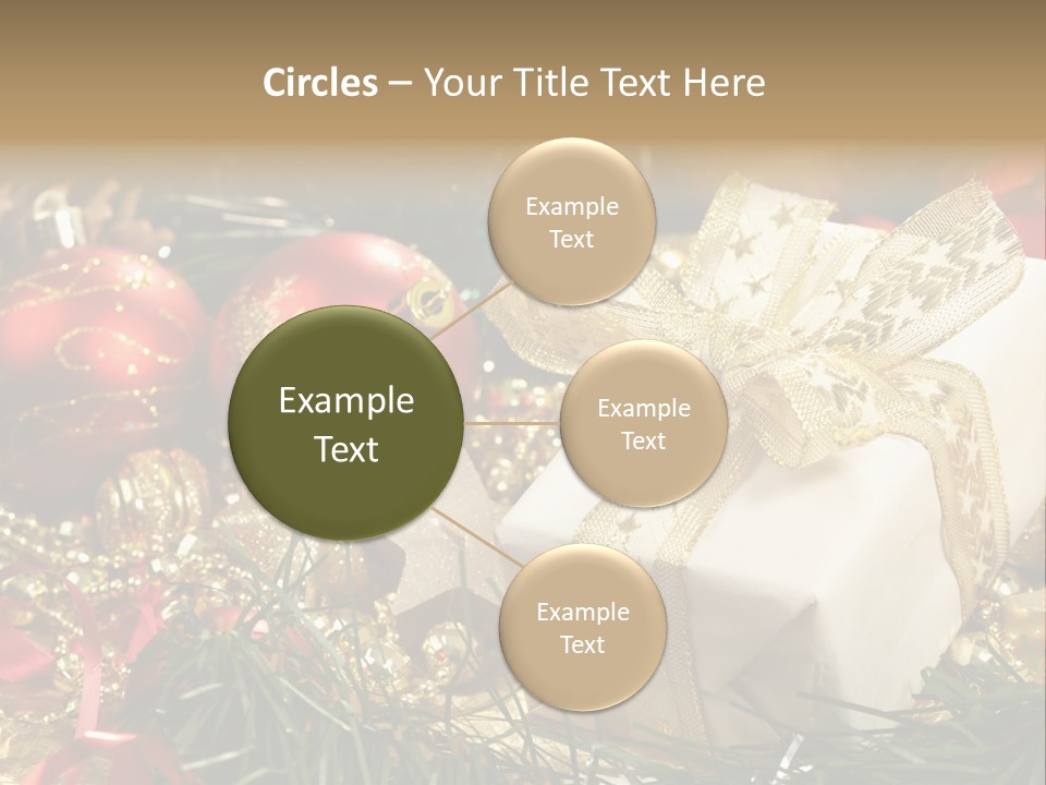 Beads Decorative Spangle PowerPoint Template