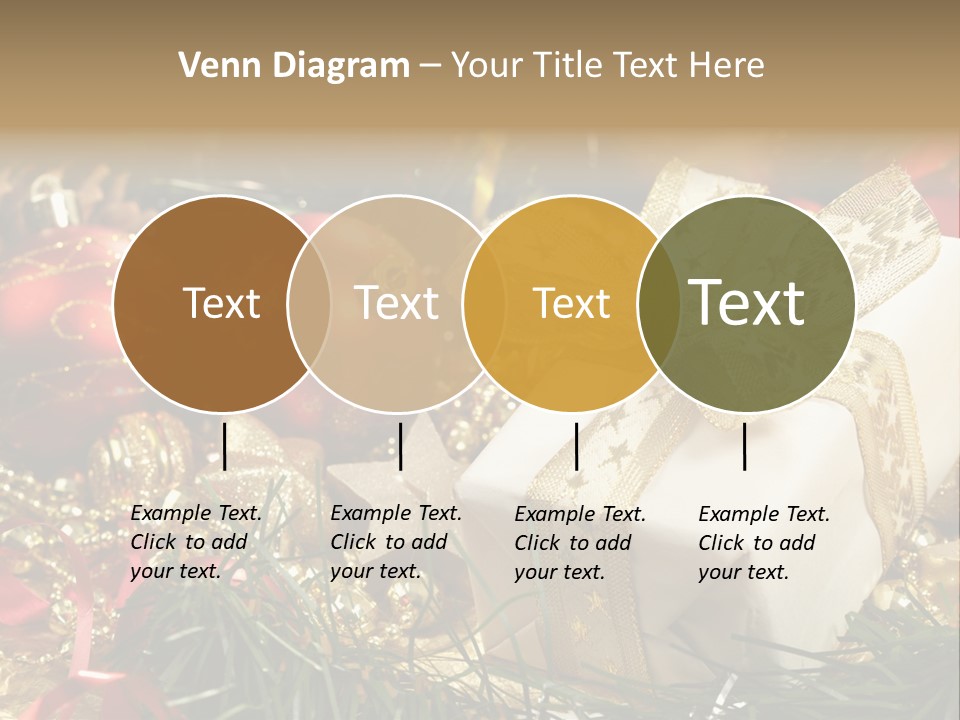 Beads Decorative Spangle PowerPoint Template