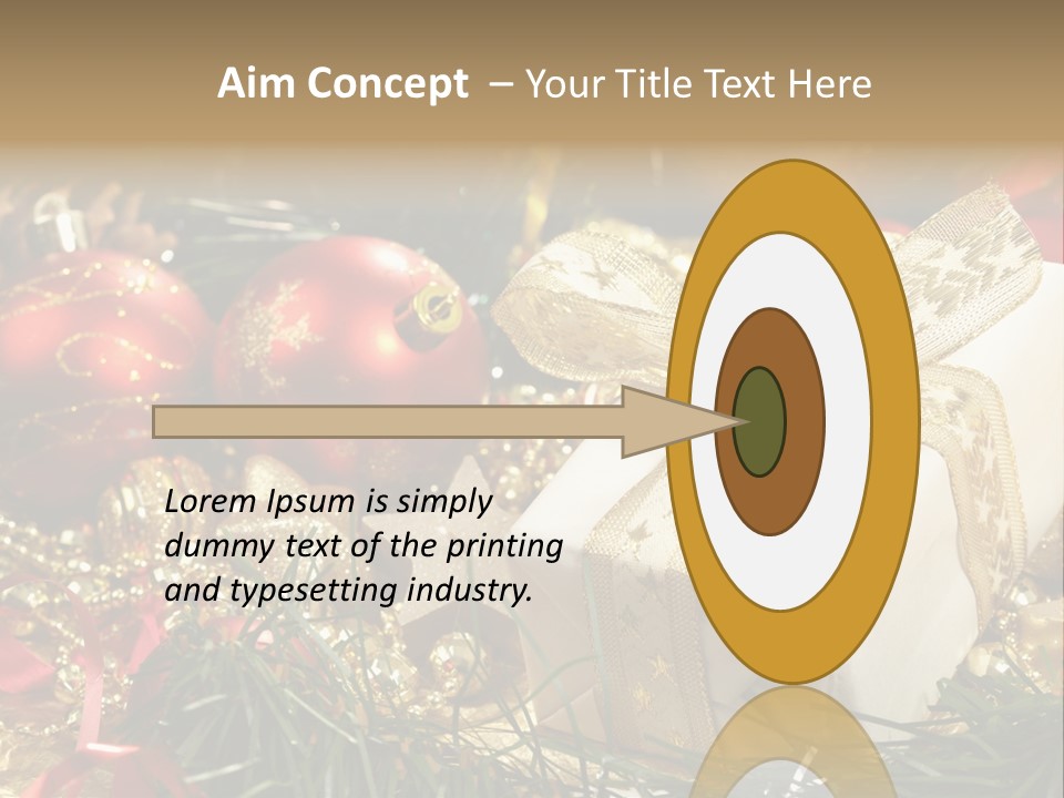 Beads Decorative Spangle PowerPoint Template