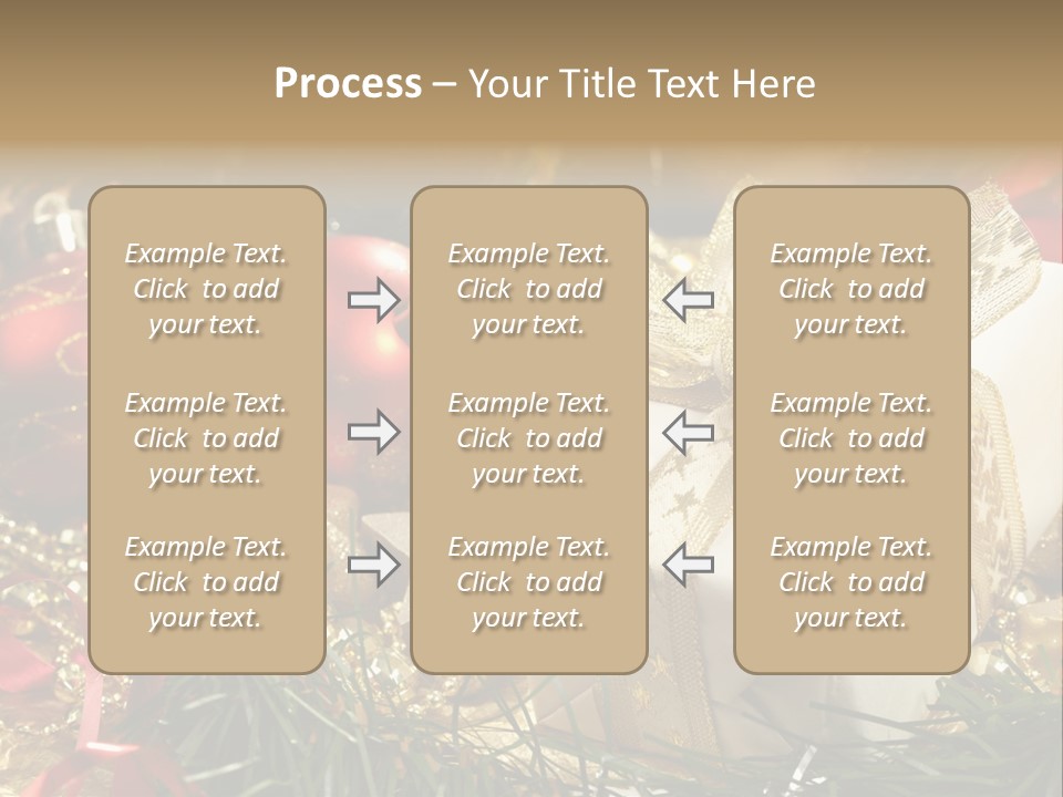 Beads Decorative Spangle PowerPoint Template