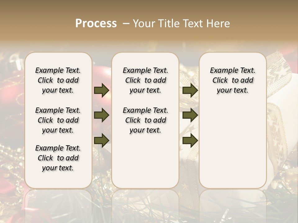 Beads Decorative Spangle PowerPoint Template