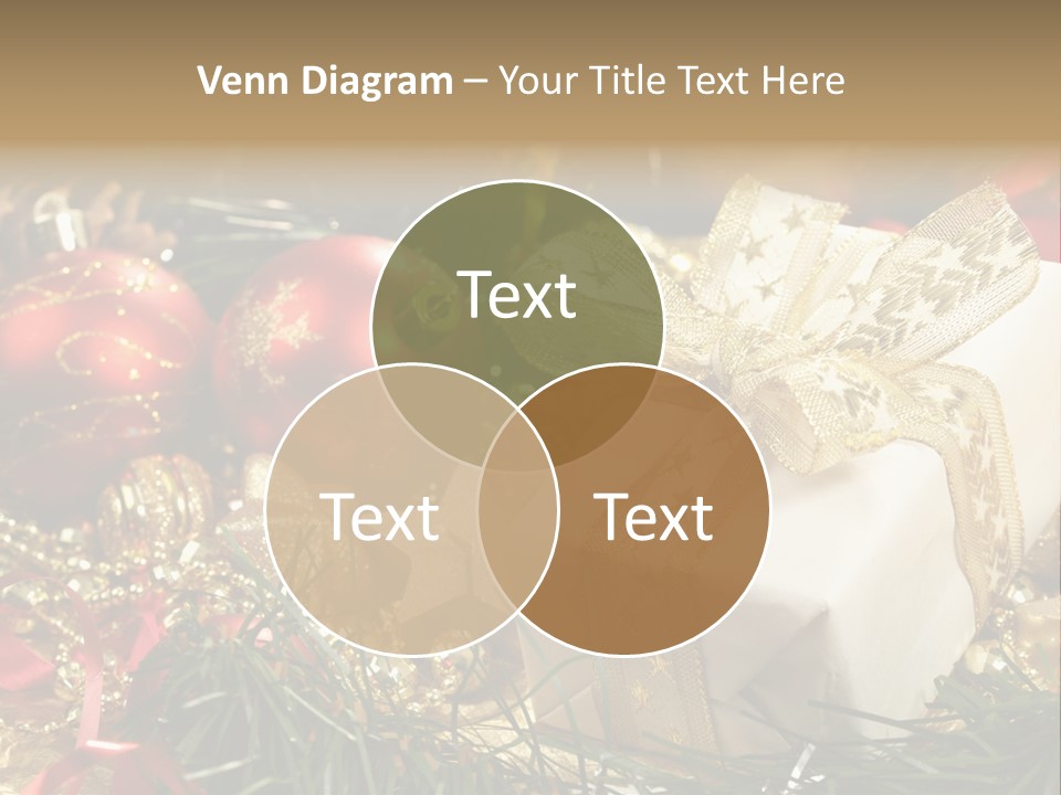 Beads Decorative Spangle PowerPoint Template