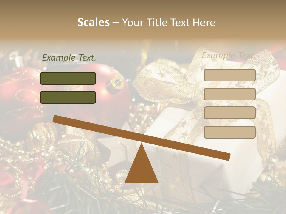 Beads Decorative Spangle PowerPoint Template