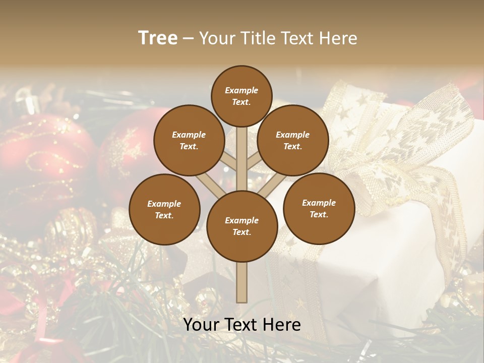 Beads Decorative Spangle PowerPoint Template