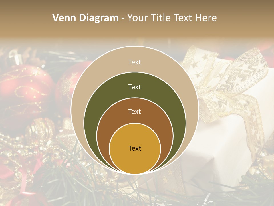 Beads Decorative Spangle PowerPoint Template