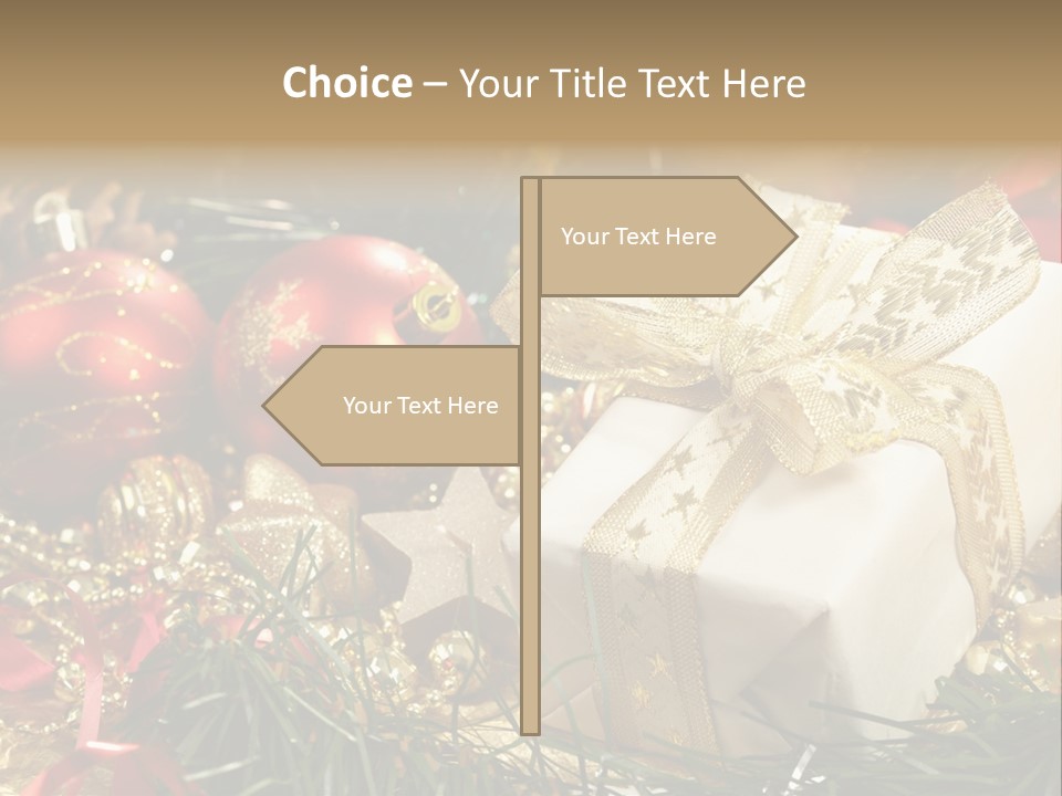 Beads Decorative Spangle PowerPoint Template