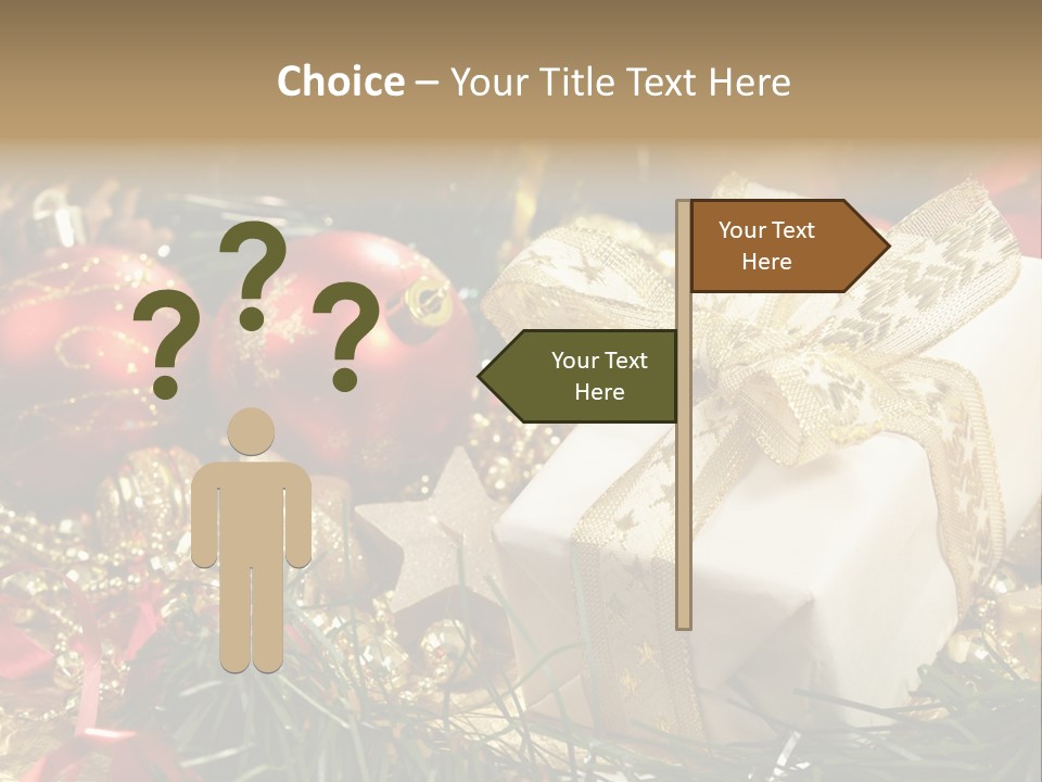 Beads Decorative Spangle PowerPoint Template