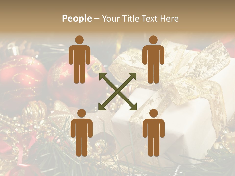 Beads Decorative Spangle PowerPoint Template