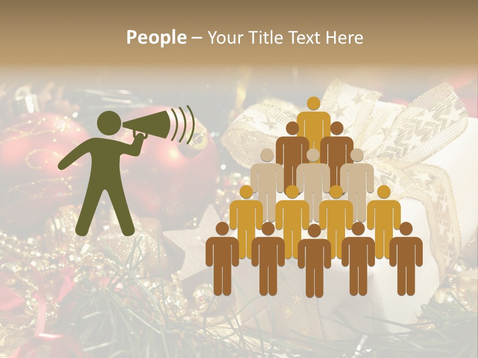 Beads Decorative Spangle PowerPoint Template