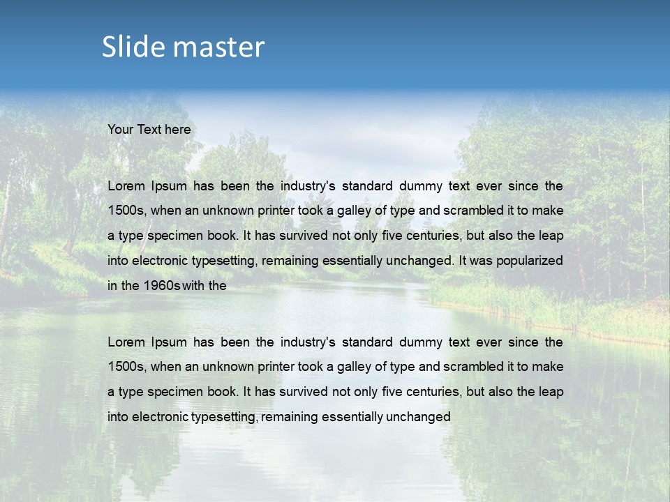 Green Nature PowerPoint Template