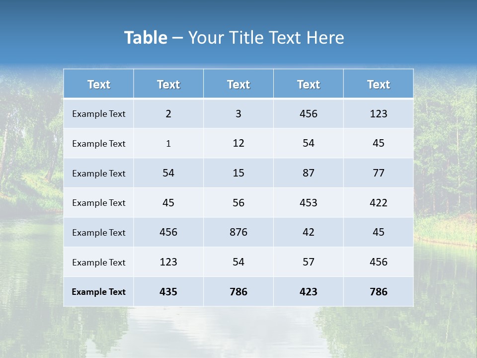 Green Nature PowerPoint Template