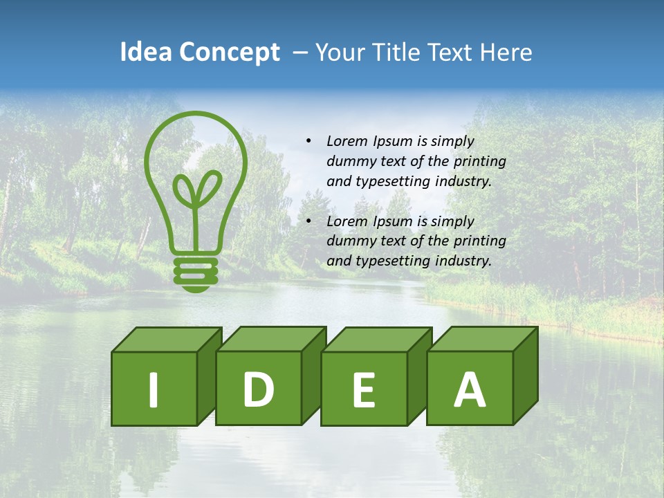 Green Nature PowerPoint Template