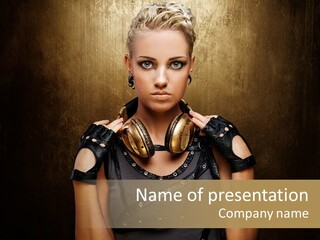 Punk Girl PowerPoint Template