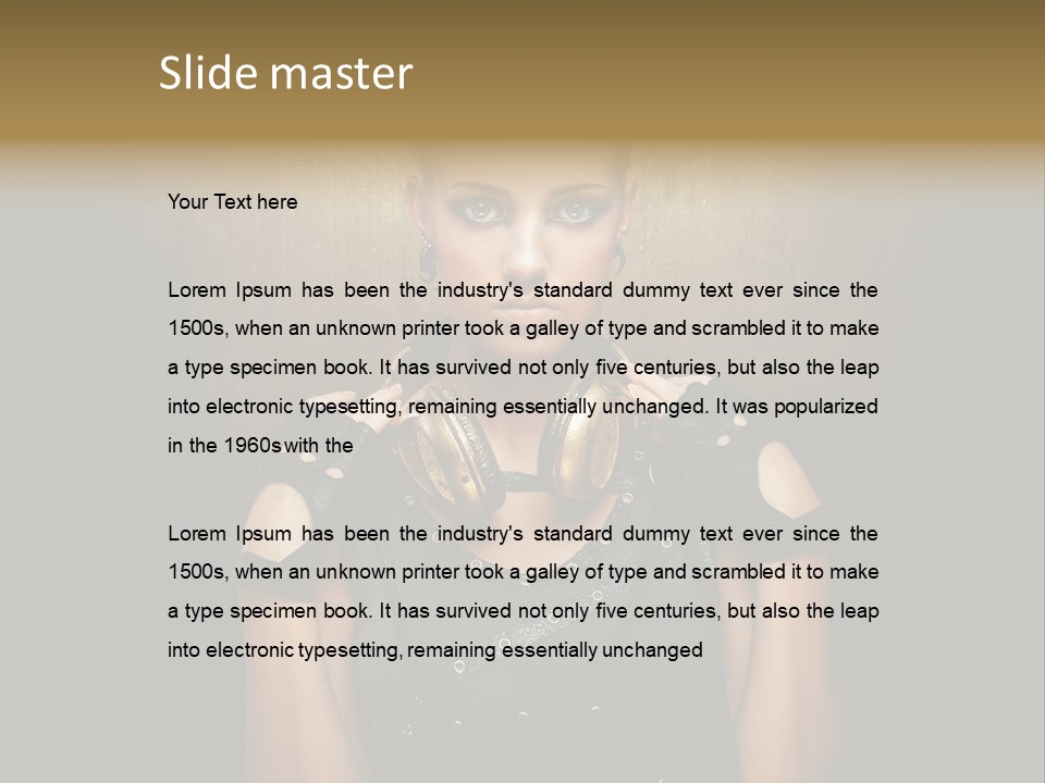 Punk Girl PowerPoint Template