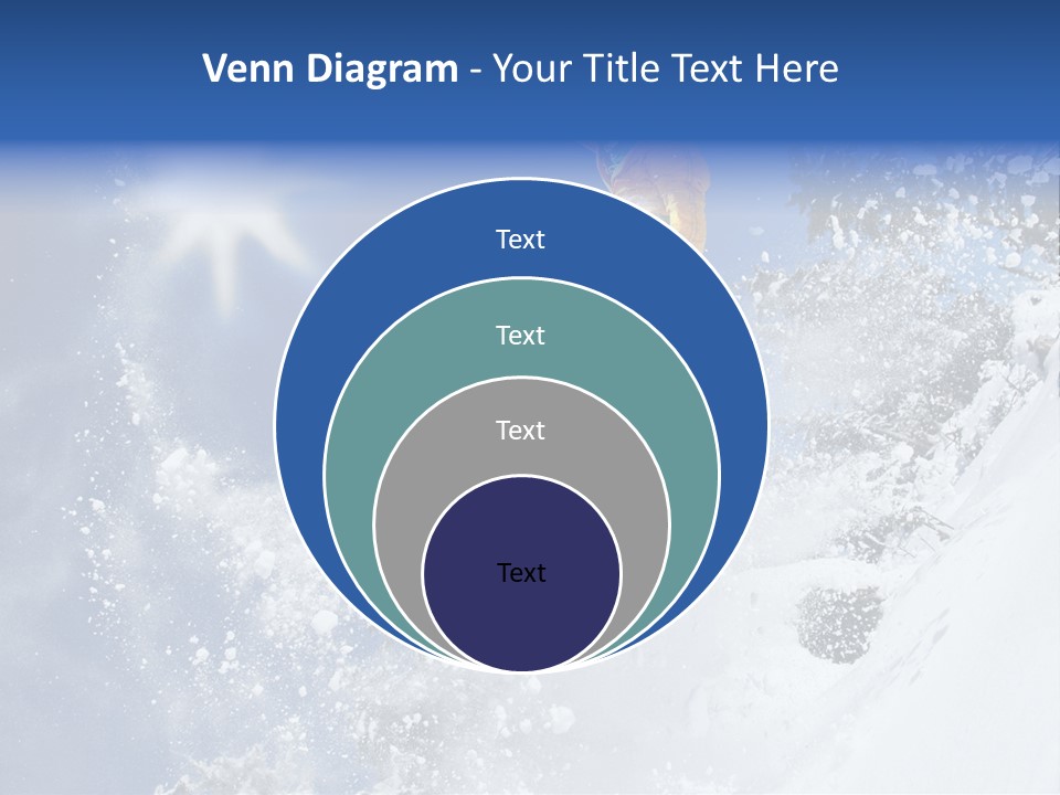 Snowboarder Jumping PowerPoint Template