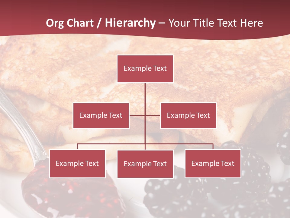 White Flapjack Powder PowerPoint Template