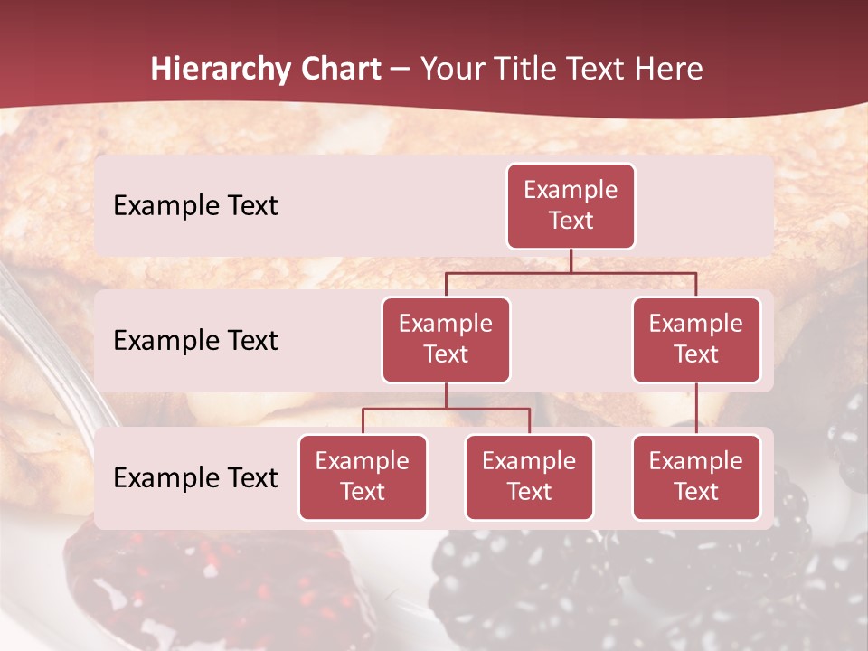 White Flapjack Powder PowerPoint Template