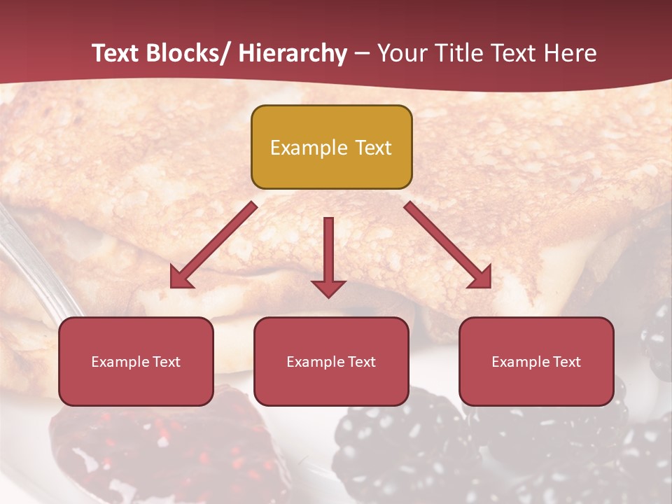 White Flapjack Powder PowerPoint Template