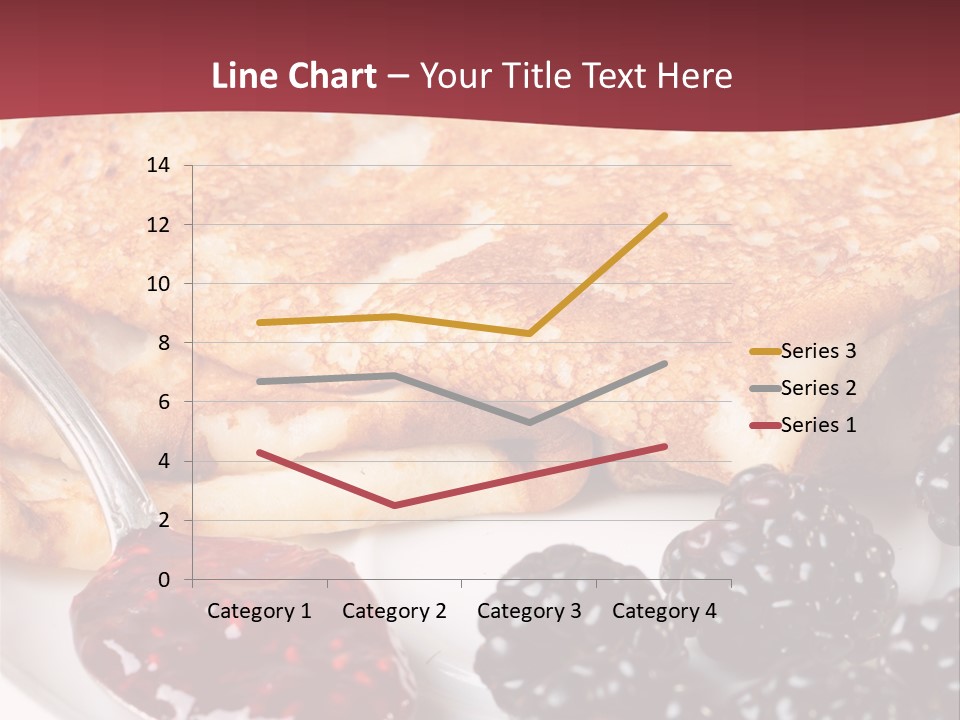 White Flapjack Powder PowerPoint Template