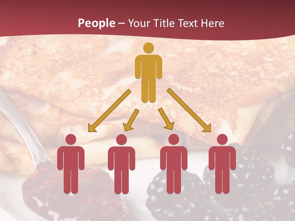 White Flapjack Powder PowerPoint Template