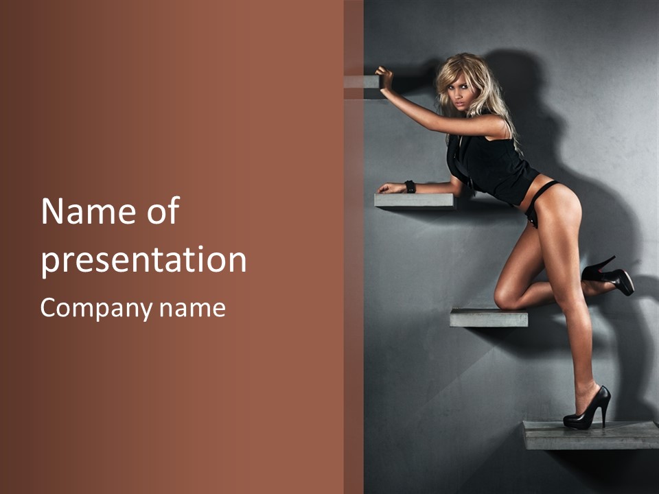 Figure Corporate People PowerPoint Template