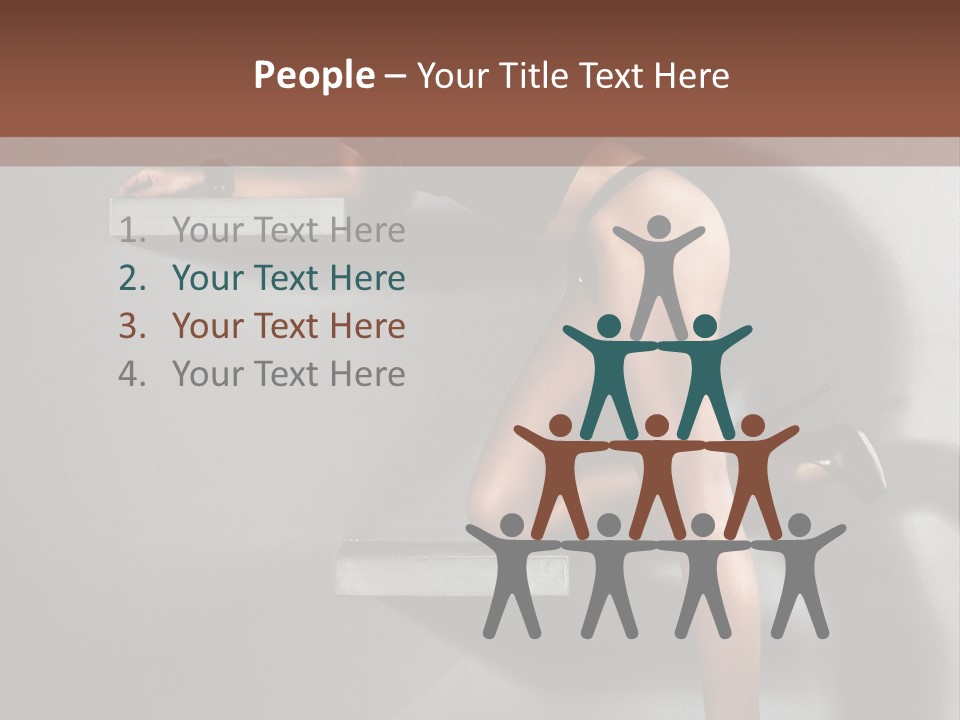 Figure Corporate People PowerPoint Template