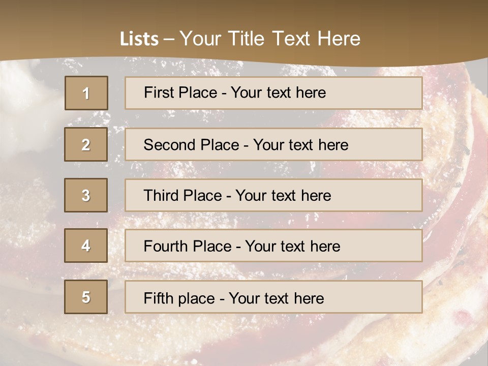Yoghurt Berry Blackberry PowerPoint Template