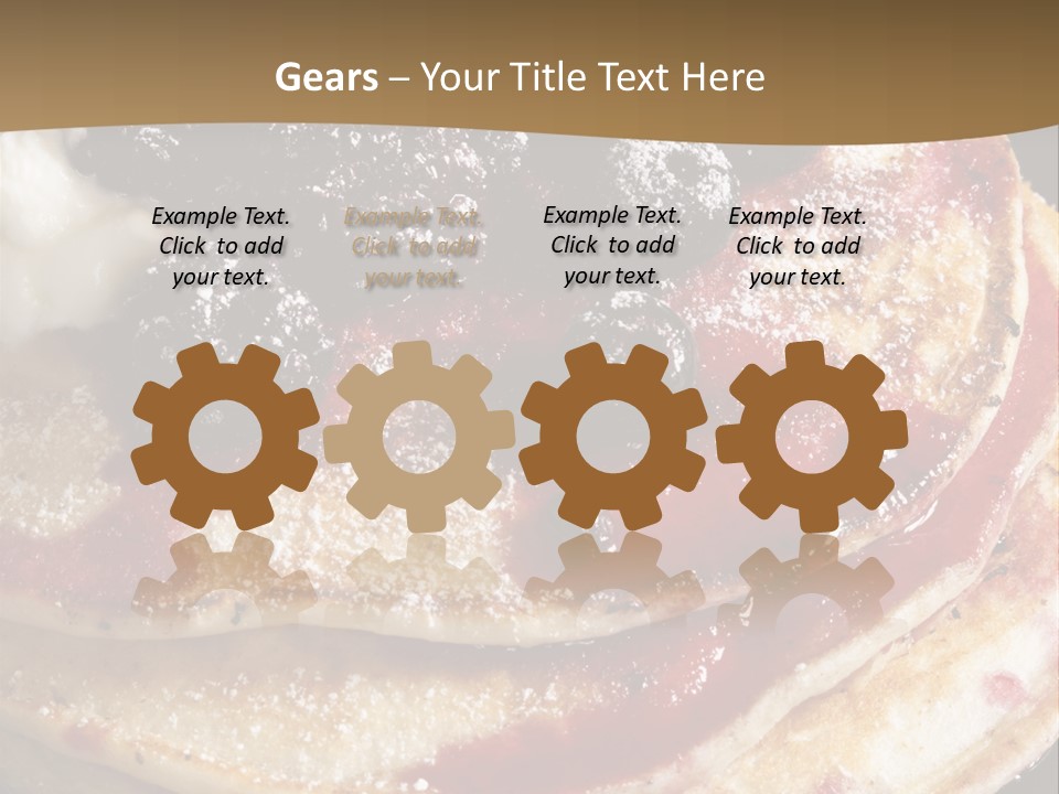 Yoghurt Berry Blackberry PowerPoint Template