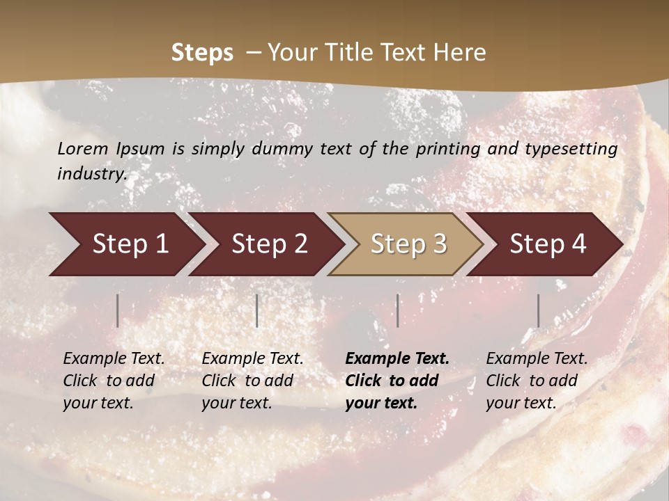 Yoghurt Berry Blackberry PowerPoint Template
