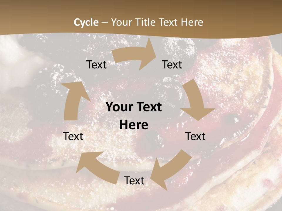 Yoghurt Berry Blackberry PowerPoint Template