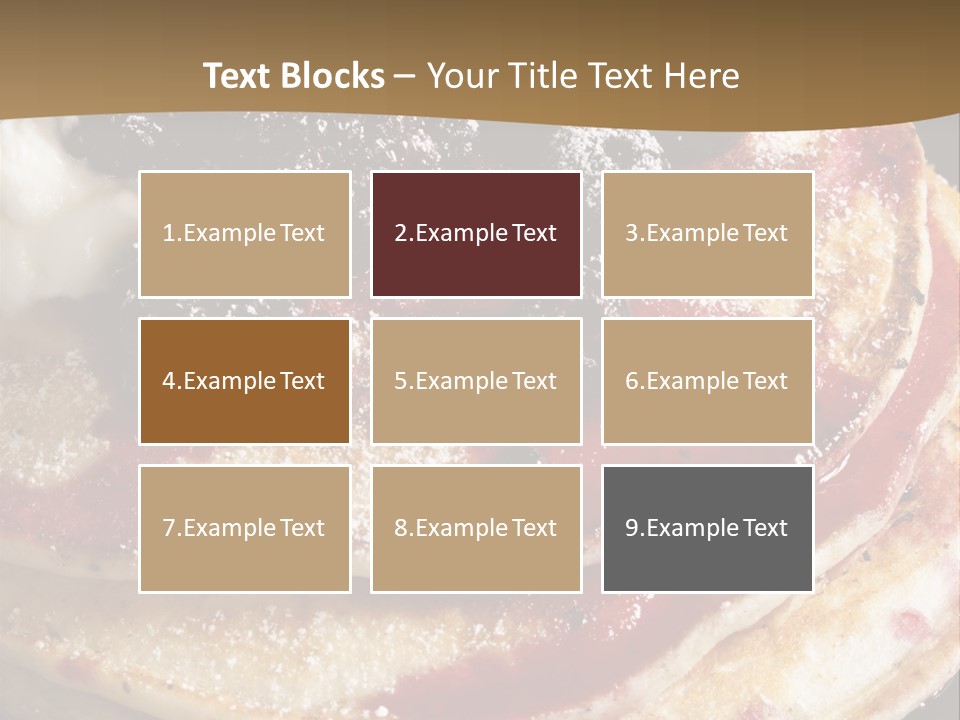 Yoghurt Berry Blackberry PowerPoint Template