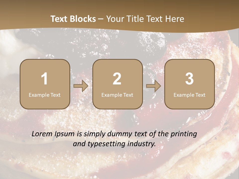 Yoghurt Berry Blackberry PowerPoint Template