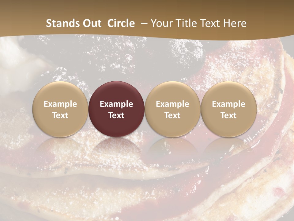 Yoghurt Berry Blackberry PowerPoint Template