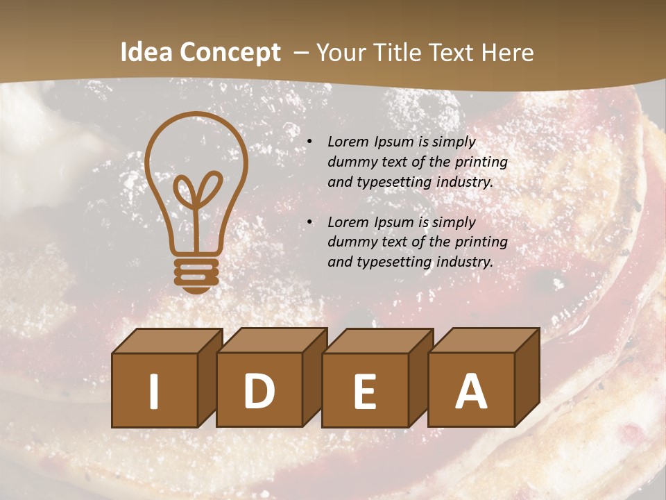 Yoghurt Berry Blackberry PowerPoint Template