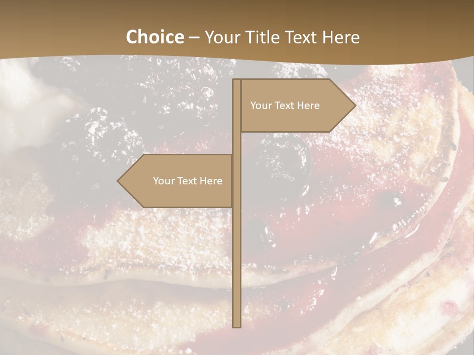 Yoghurt Berry Blackberry PowerPoint Template