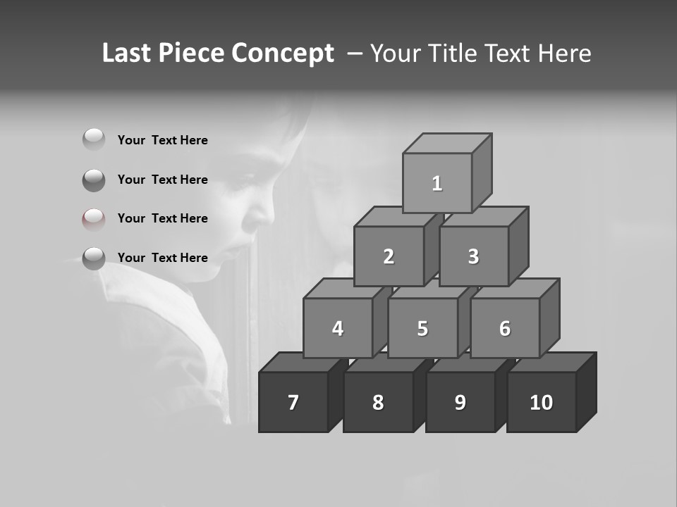 Unhappy Wall Problems PowerPoint Template