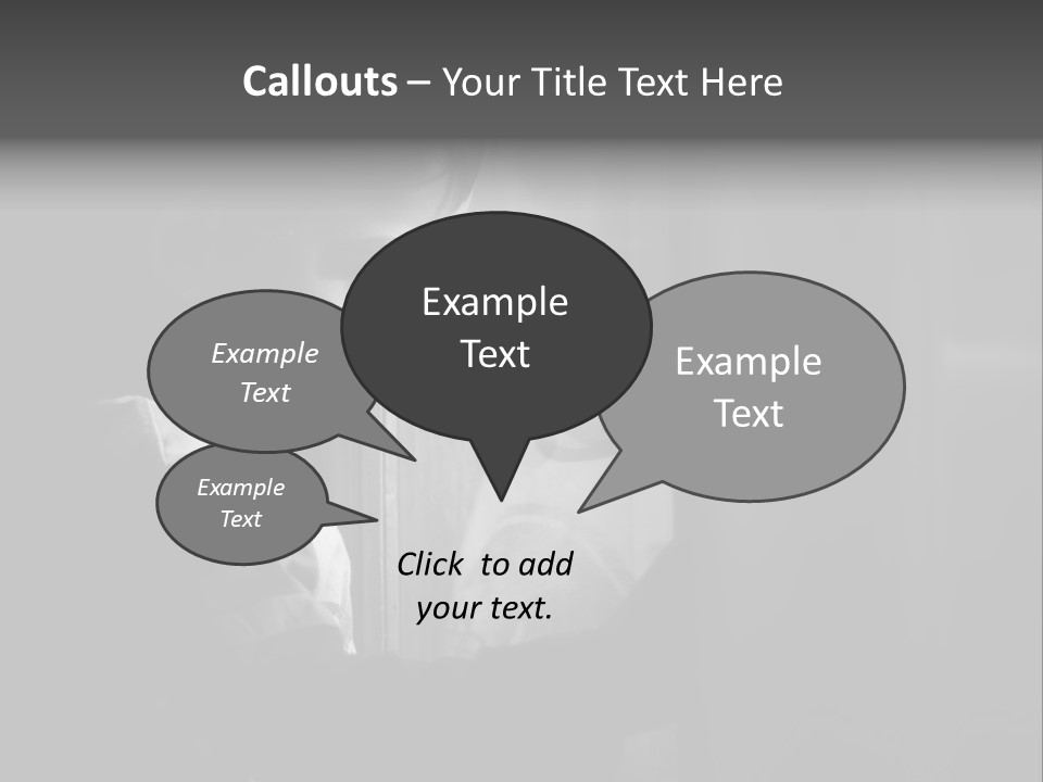 Unhappy Wall Problems PowerPoint Template