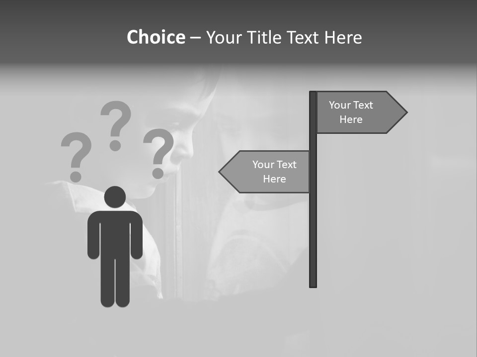 Unhappy Wall Problems PowerPoint Template