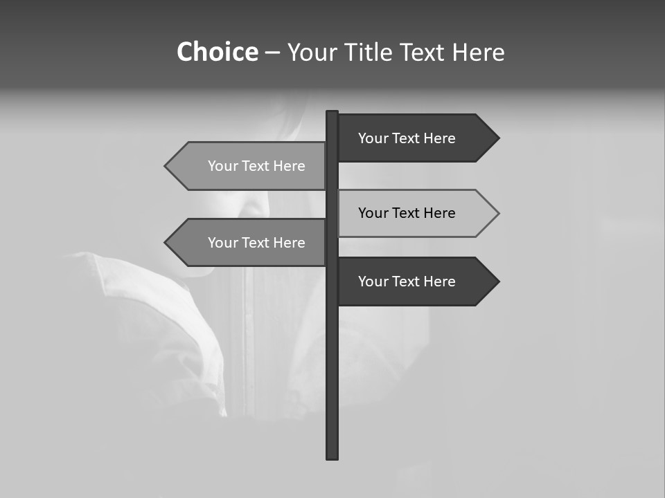 Unhappy Wall Problems PowerPoint Template