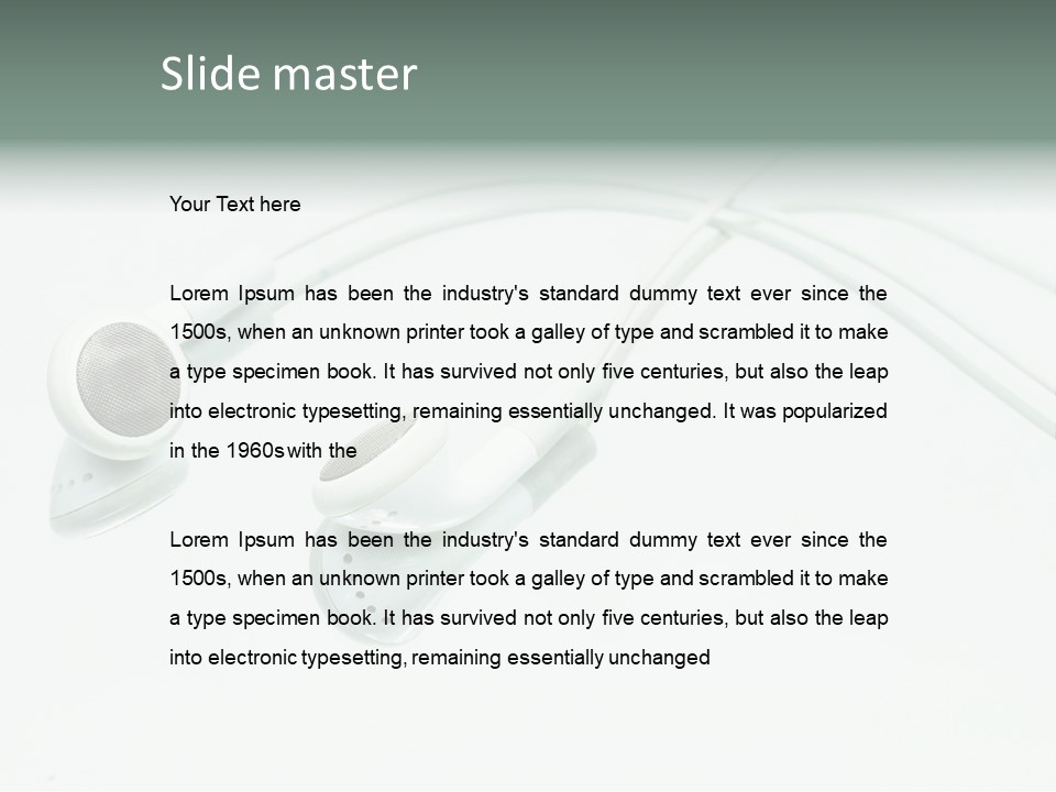 Cable Personal Phone PowerPoint Template