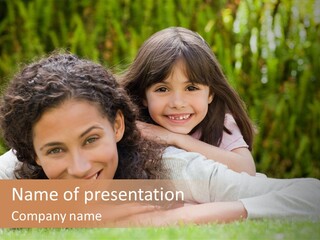 Mother Person Caucasian PowerPoint Template