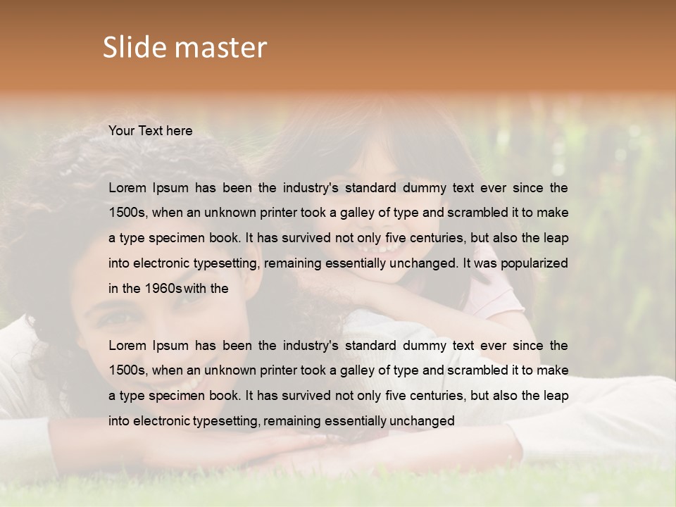 Mother Person Caucasian PowerPoint Template