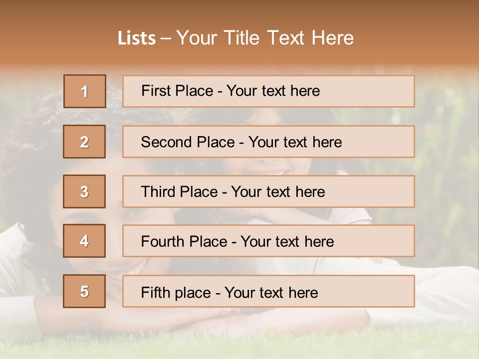 Mother Person Caucasian PowerPoint Template