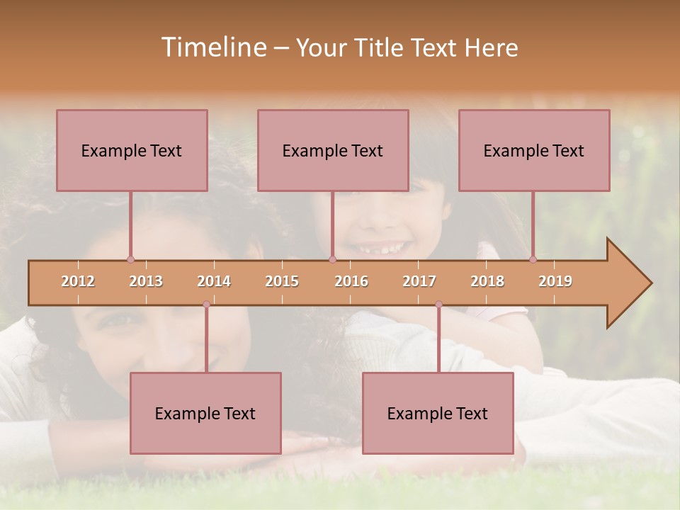 Mother Person Caucasian PowerPoint Template