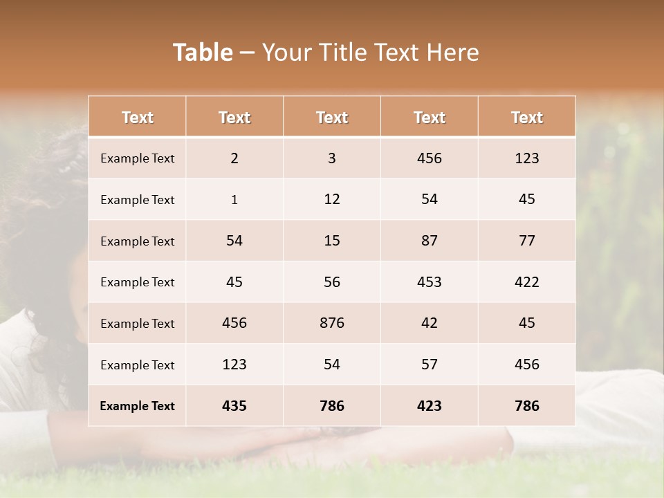 Mother Person Caucasian PowerPoint Template